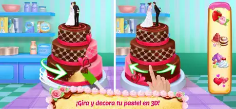Pastelería de verdad en 3D