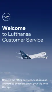 lufthansa customer service iphone screenshot 1