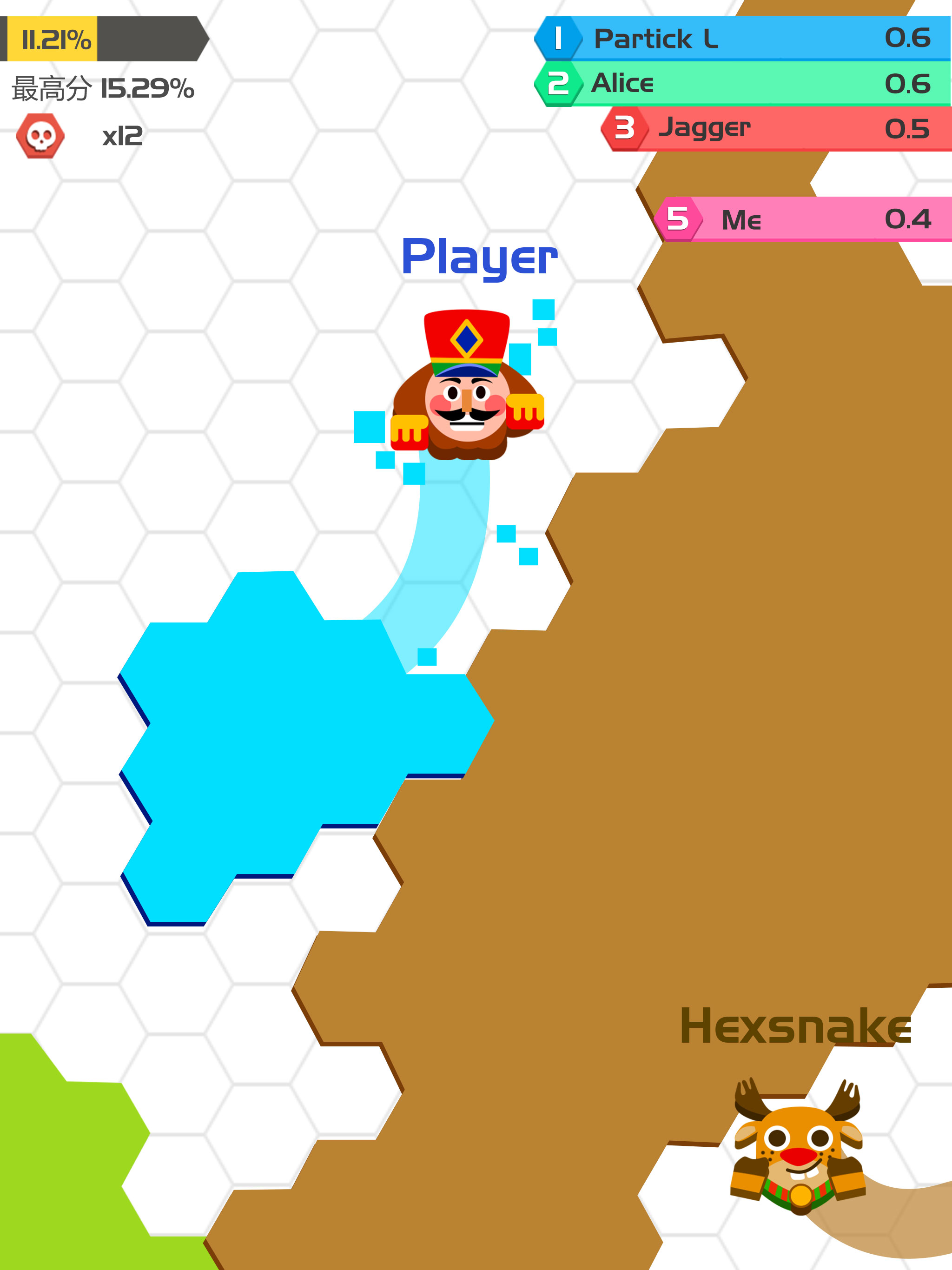 Hexsnake io-Challenge friends