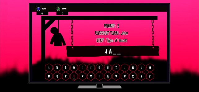 ‎Hangman Cast Game