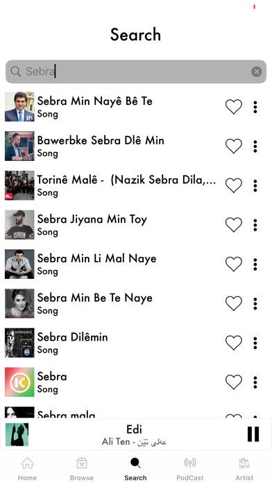 Kurdish Music iPhone screenshot 8 - Entertainment app