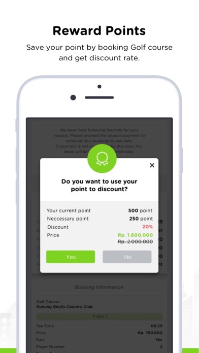 GoGolf - Online Booking Golf Screenshot