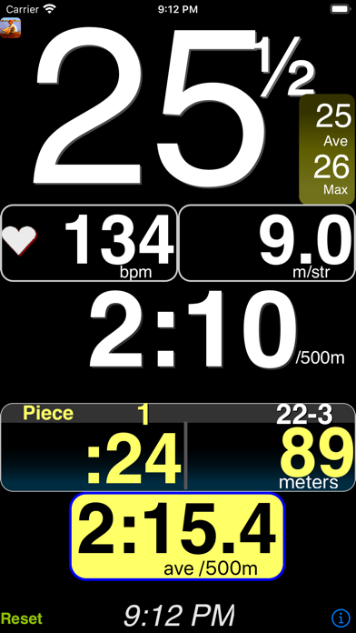 RitmoTime Stroke Monitor Screenshot