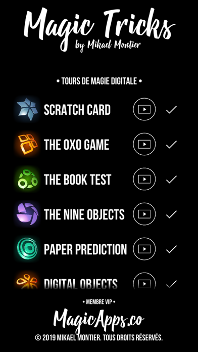 Screenshot #1 pour Magic Tricks by Mikael Montier