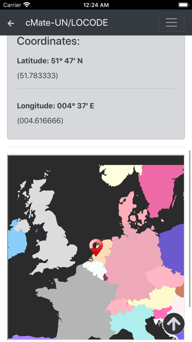 cMate-UN LOCODE Screenshot
