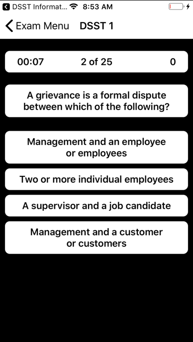 Screenshot #9 for DSST Supervision Prep