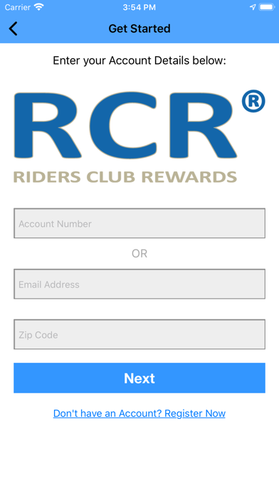 Riders Club Rewards Screenshot
