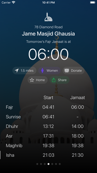 MSJD - UK Prayer Times Screenshot