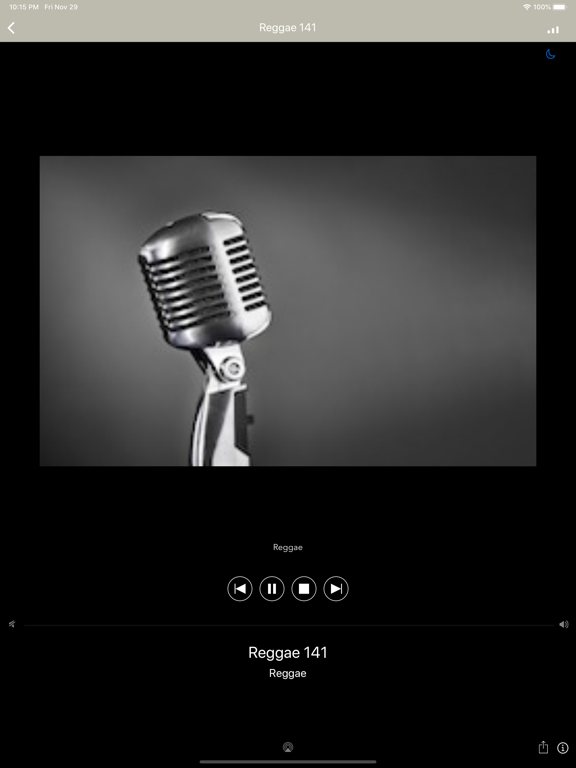 Radio Reggae & Music iPad screenshot 4 - Music app