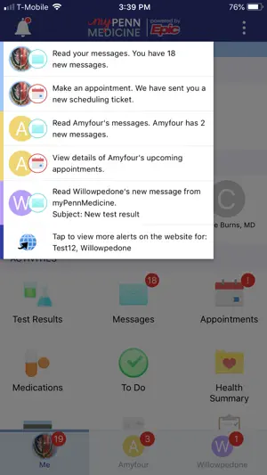 myPennMedicine screenshot 2