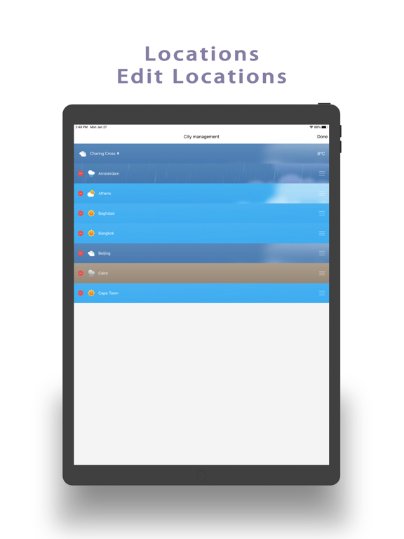 Live Weather-Radar&Forecast iPad screenshot 4 - Weather app