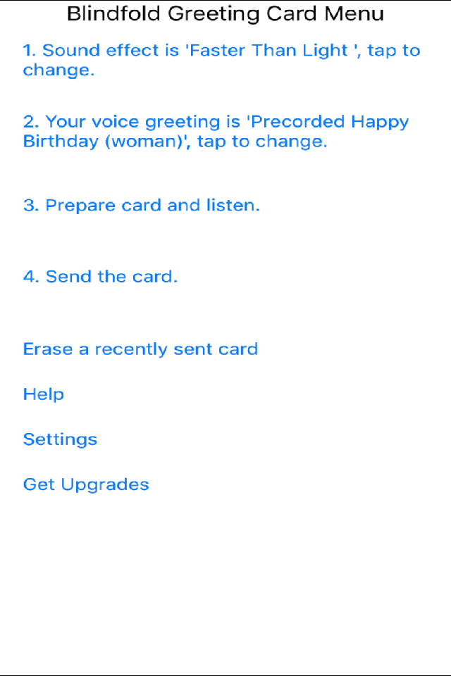 Blindfold Greeting Card