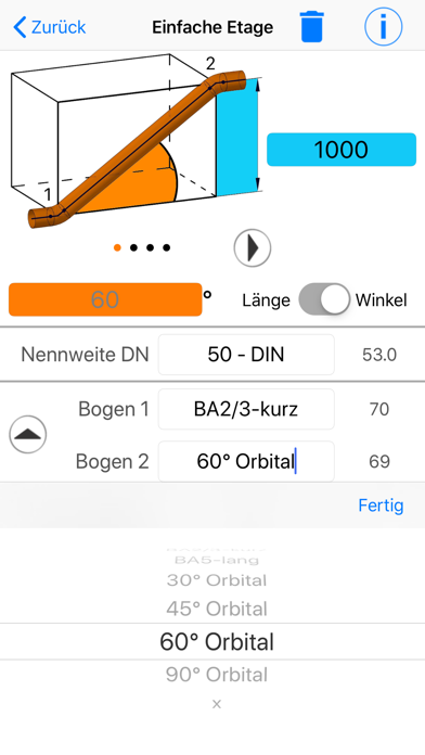 Hygienie Rohr App DIN screenshot 3