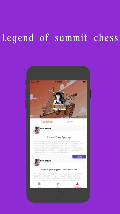 Legend of summit chess