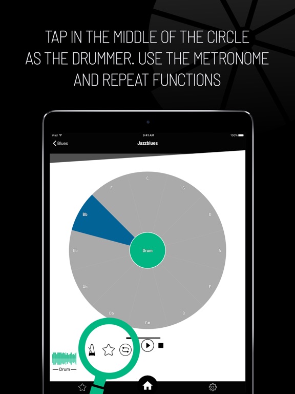 Chordmill: Play Along Music iPad screenshot 4 - Music app
