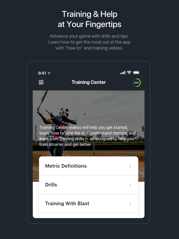 Blast Softball iPad screenshot 4 - Sports app
