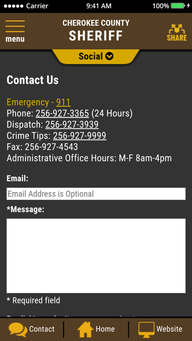 Cherokee County AL Sheriff screenshot 3