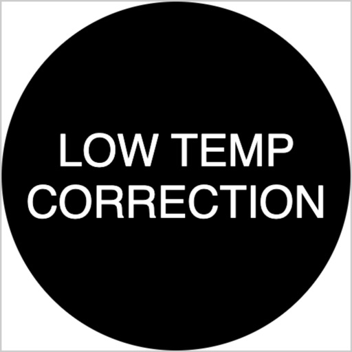 Low temp alt correction