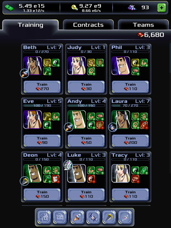 Idle Space Company iPad screenshot 5 - Games app