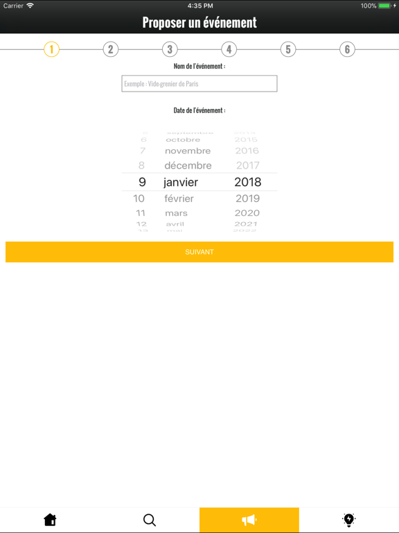Vide-greniers et brocantes iPad screenshot 4 - Lifestyle app