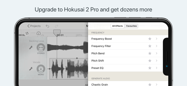 ‎Hokusai Audio Editor Screenshot