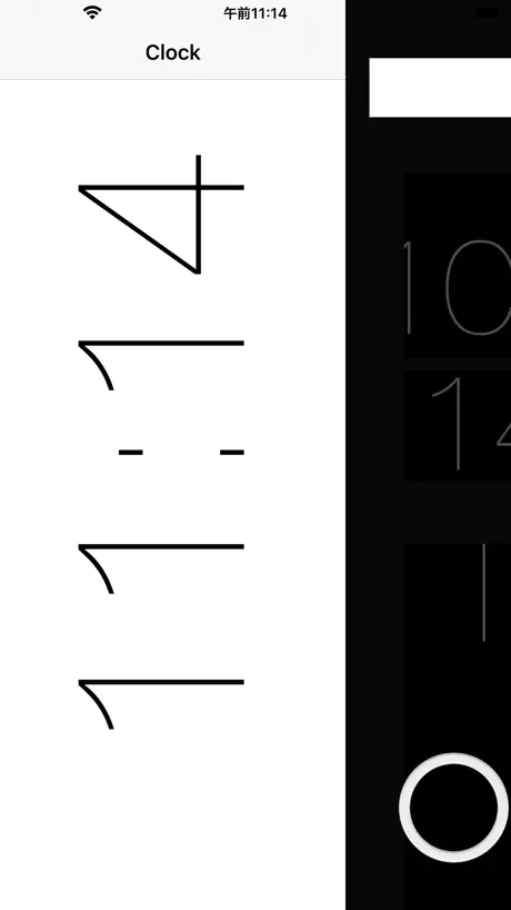 ScrollClock  Cool design clock