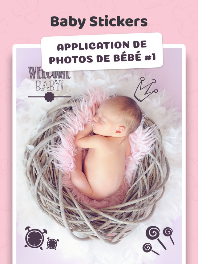 Baby Sticker Photos Precieuses Dans L App Store