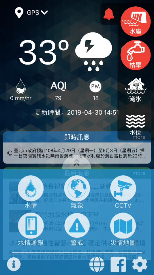 #2. 行動水情 (iOS) 由: SanChuanCloud