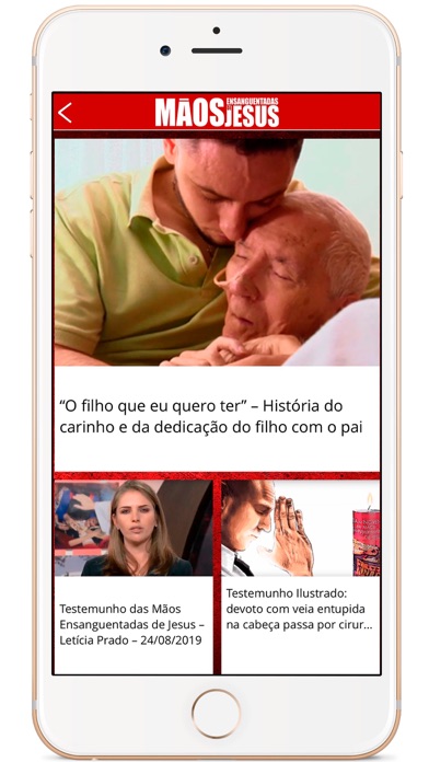 Mãos Ensanguentadas de Jesus Screenshot