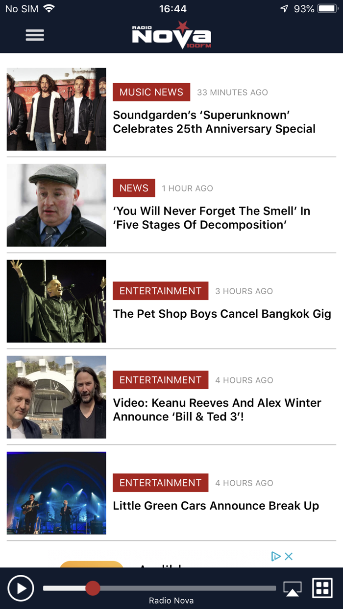 Radio Nova - The brand new app