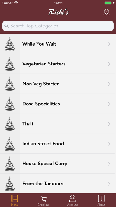 Rishi's Indian Aroma Screenshot