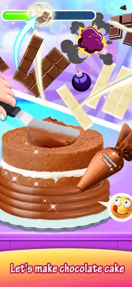 Game screenshot Chocolate Rainbow Cake apk