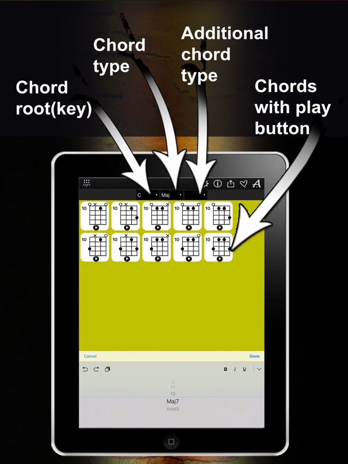 Bass Chords Compass