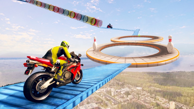 Stunt Bike Rider : Crazy Games screenshot-3
