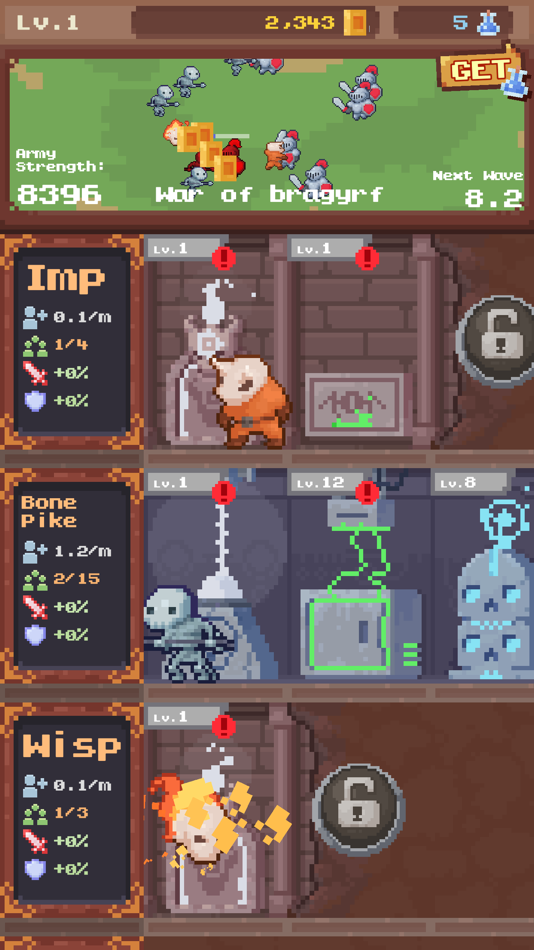 #3. Dungeon Builder Idle (iOS) 由: 5minlab Co., Ltd.
