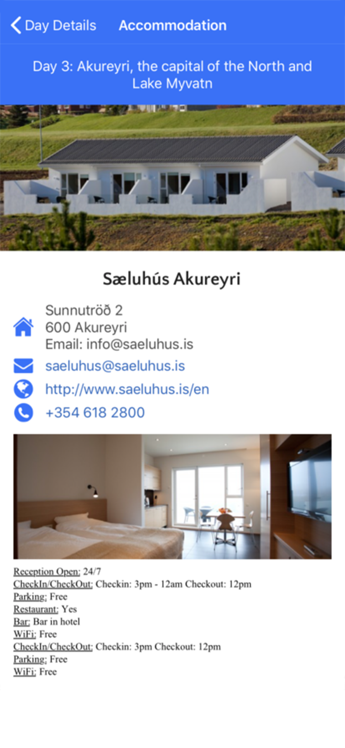 Nordika Travel Itinerary App