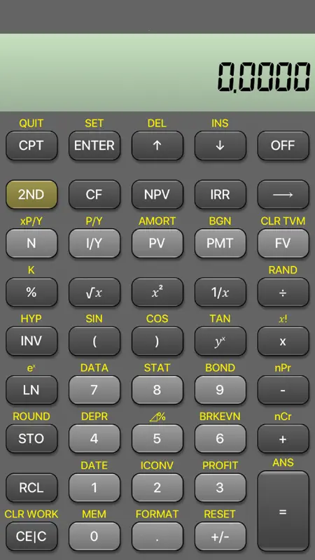BA Financial Calculator (PRO) screenshot 1 of 4