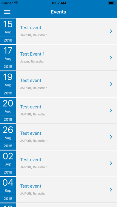 PMI Attendance Scanner screenshot 2