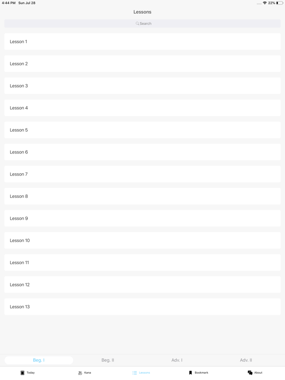 Japanese Daily 每日日本語 iPad screenshot 4 - Education app