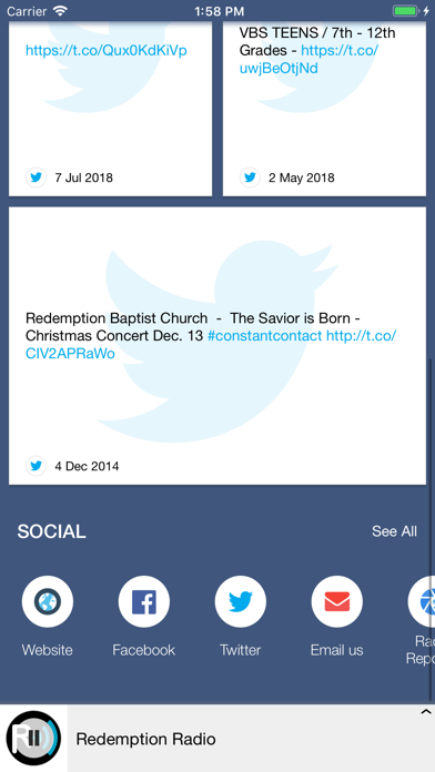 Redemption Radio iPhone screenshot 4 - Education app