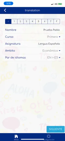 Game screenshot Cronotrad apk