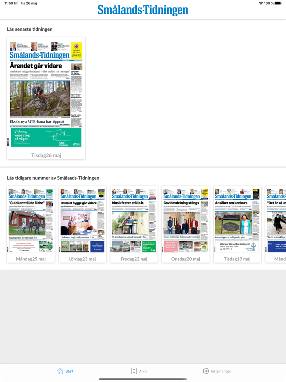 Screenshot #4 pour Smålands-Tidningen e-tidning