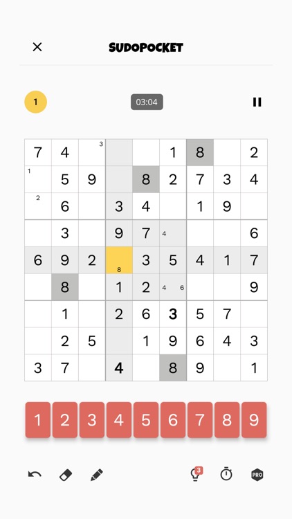 SudoPocket - Sudoku puzzles