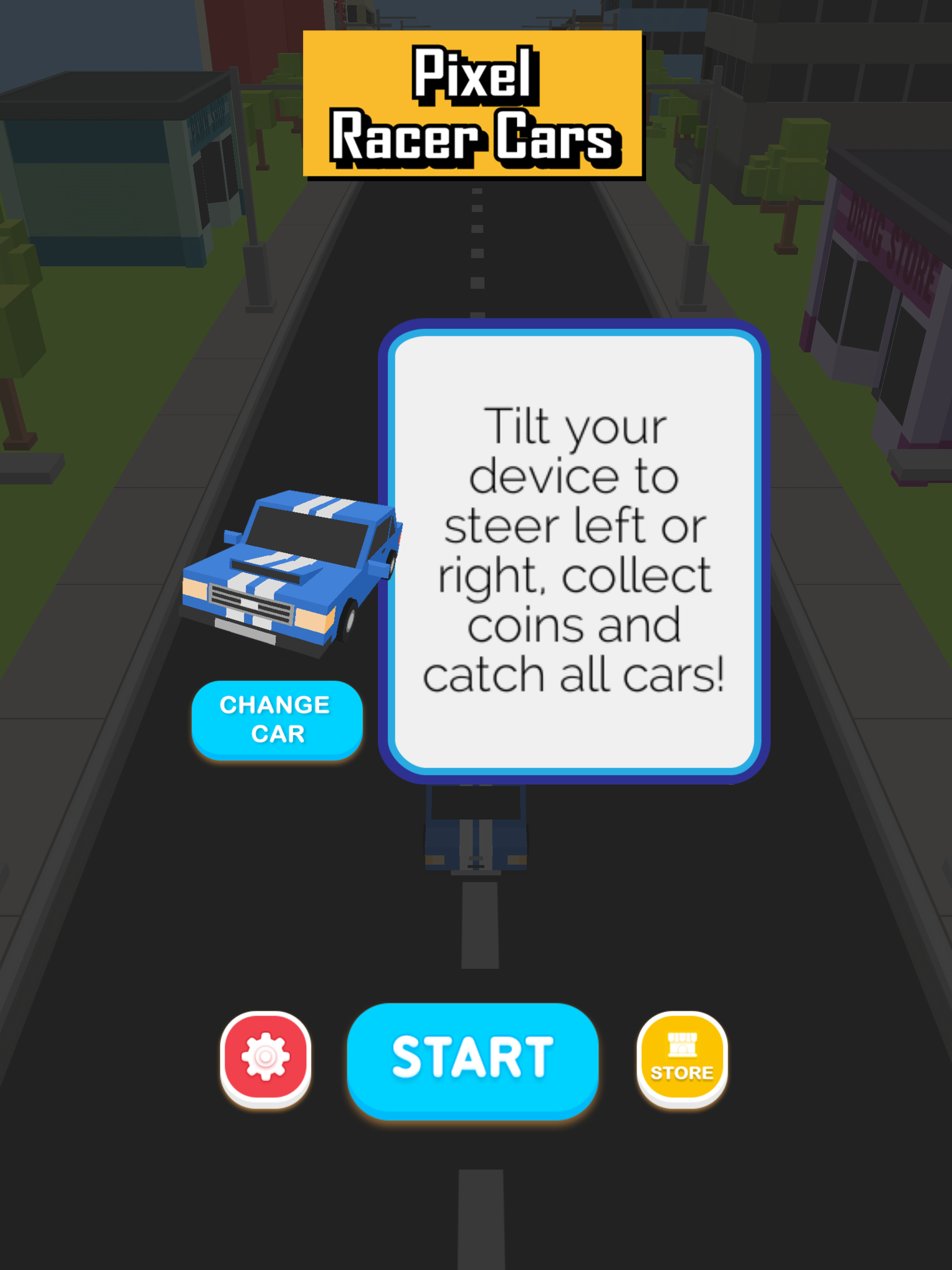 Pixel Racer Cars 3D screenshot 6