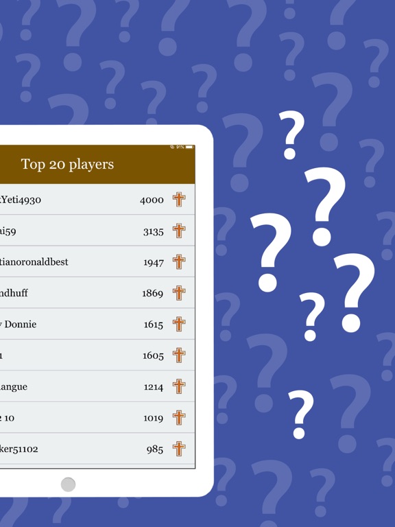 Bible Quiz Express iPad screenshot