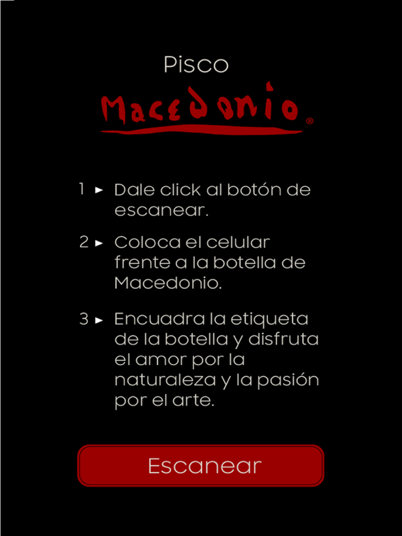 Pisco Macedonio app screenshot 3