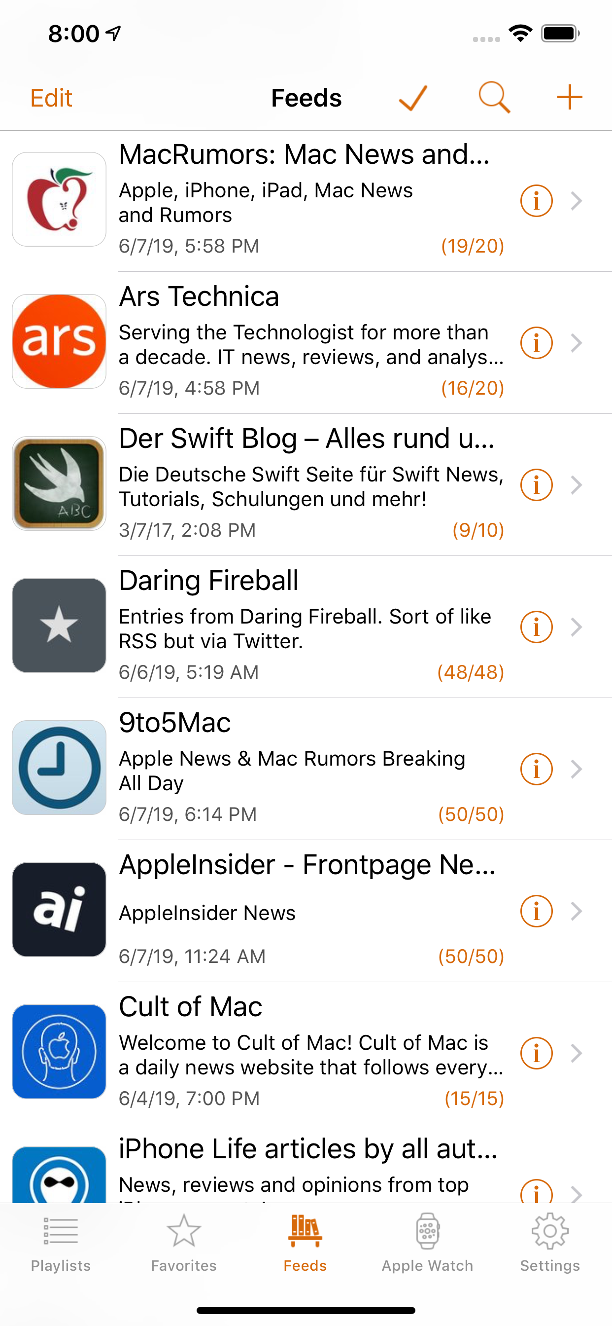Legi (RSS Feed Reader)