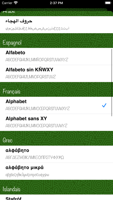 Screenshot #3 pour Roue des lettres