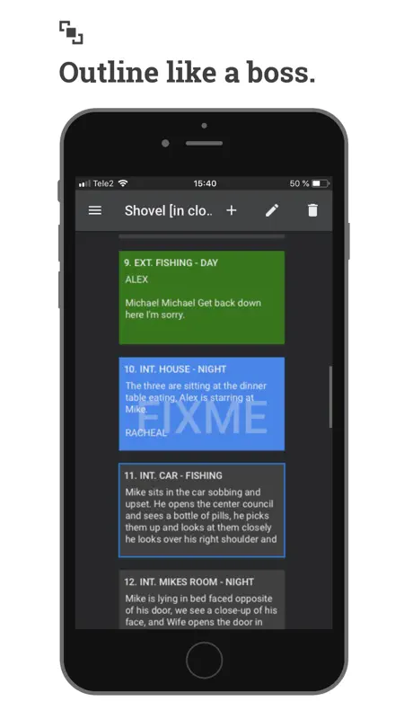 KIT Scenarist screenshot 3 of 5