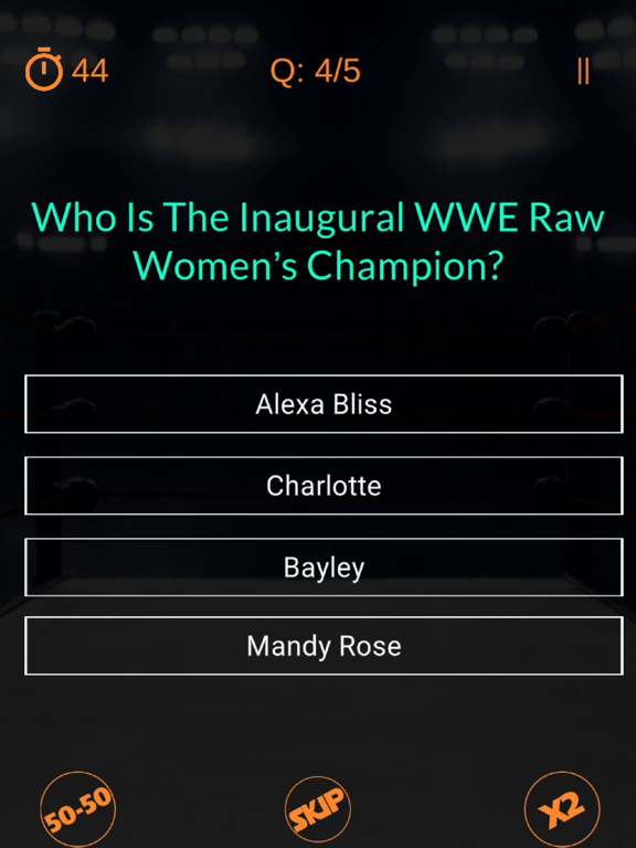 World Wrestling Quiz 2020 iPad screenshot
